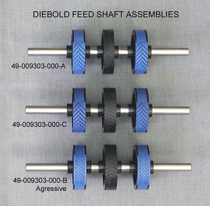 ATM Parts Diebold Opteva Feed Shaft Assemblies