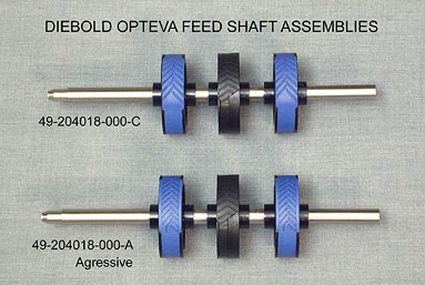 ATM Parts Diebold Opteva Feed Shaft Assemblies